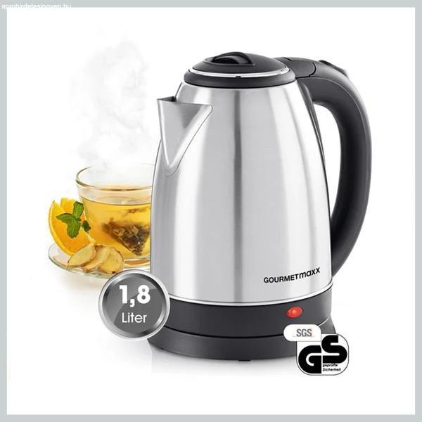 GOURMETMAXX Vízforraló rozsdamentes 1,8L 1500W DS13704