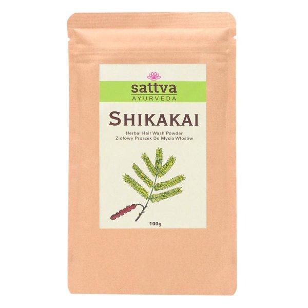 Gyógynövényes hajmosó por - Shikakai 100g - Sattva Ayurveda