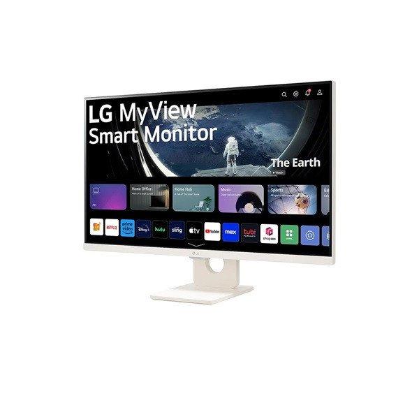 LG Monitor 27" Smart - 27SR50F-W (IPS; 16:9; 1920x1080; 14ms; 250cd; HDMI,
USB, Bluetooth, Hangsz., HDR, webOS, Airplay)