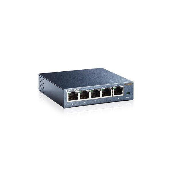 TP-Link Switch - TL-SG105 (5 port, 1000Mbps; fém ház)