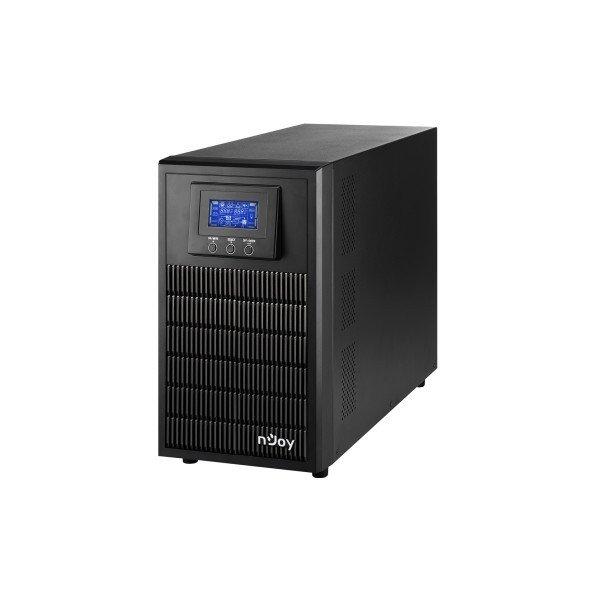 NJOY Szünetmentes 3000VA - Aten Pro 3000 (4 Schuko, USB/RS-232, On-line,
szinuszhullám, generátor támogatás, Eco mód)