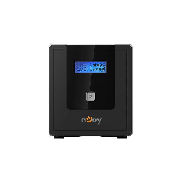 NJOY Szünetmentes 1000VA - Cadu 1000 (2 Schuko, line-interaktív, USB
menedzsment, RJ11/45 vonalvédelem(1Gb/s), fekete)