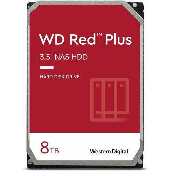 Western Digital Belső HDD 3.5" 8TB - WD80EFPX (5640rpm, 256 MB puffer,
SATA3 - Red Plus széria)