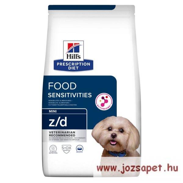 Hill's PD Canine Z/D ultra MINI diétás Hills kutyatáp 6 kg Sensitivities