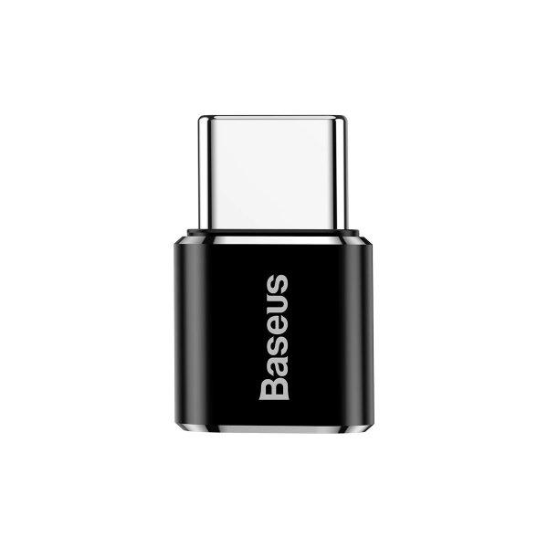 Baseus adapter Type-C - microUSB - fekete