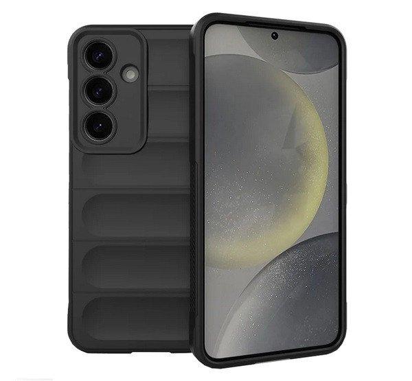 Szilikon telefonvédő (ütésállóság, kameravédő, 3D) FEKETE Samsung
Galaxy S25 (SM-S931)