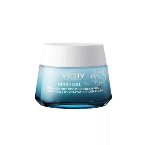 Vichy Mineral 89 krém Rich 100H illatmentes 50ml