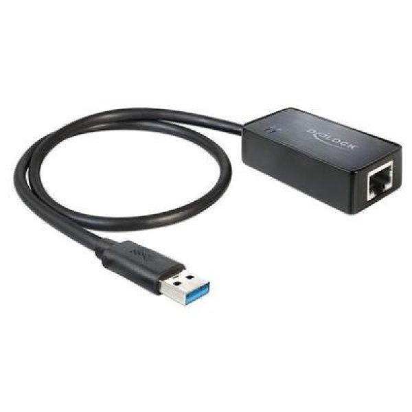 DELOCK Átalakító USB 3.0 Type-A > Gigabit LAN