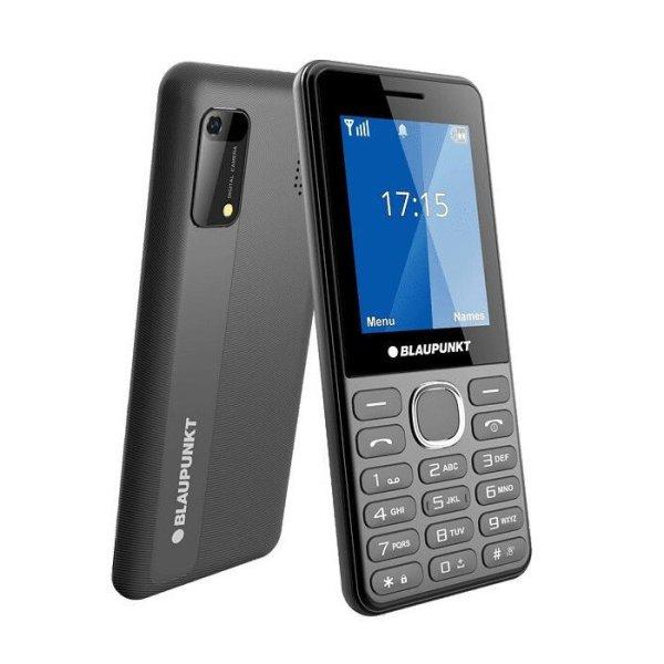 Blaupunkt V24 mobiltelefon, kártyafüggetlen, Dual SIM, ezüst