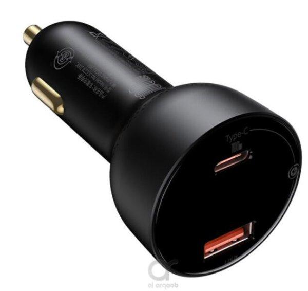 13061 ECO PACK 04AC Gyorstöltő digitális voltmérővel - USB/USB-C
csatlakozás - 100W