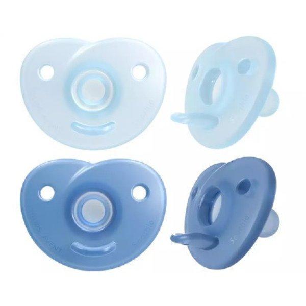 Philips Avent SCF099/21 Soothie 2 db-os Ortodontikus játszócumi (0-6 hó)
Fiús - Kék