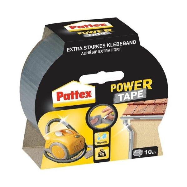 Ragasztószalag, ezüst, Pattex Power Tape 50mm x 10m