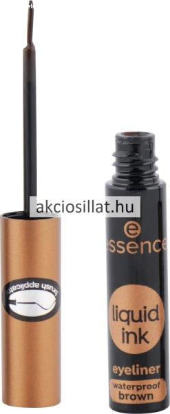 Essence Liquid Ink Waterproof Szemhéjtus 02 Brown 3ml