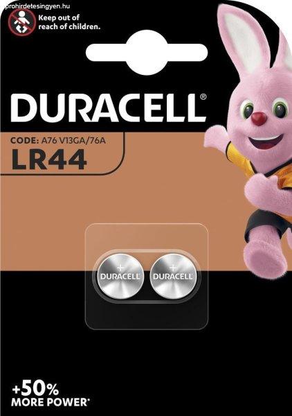 Duracell LR44 1,5V-os alkáli gombelem bl/2