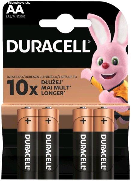 Duracell Basic AA MN1500 ceruza (LR6) alkáli elem bl/4