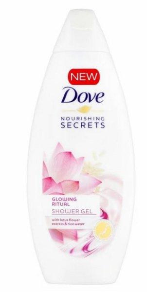 DOVE Nourishing Secrets Glowing Ritual női tusfürdő lótusz virággal 250ml