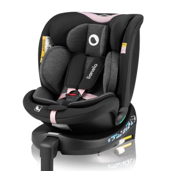 Lionelo gyerekülés Navy i-Size Isofix 360 fok 40-150 cm pink MTB