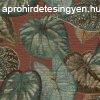 Tahiti bord-zld tlmretezett leveles tapta TA25053