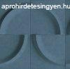 Shades Iconic kk alapon fekete 3D geometriai mints tapta 
