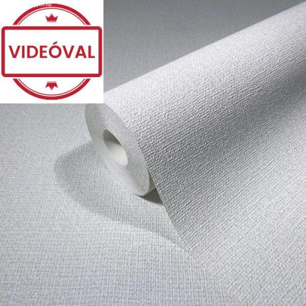 Loft Superior fehér-világosszürke szövött mintás tapéta 34171