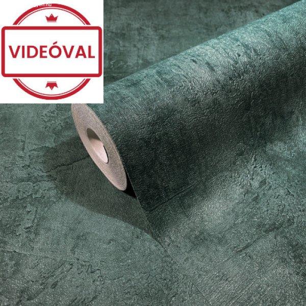 Loft Superior kékeszöld vakolat mintás tapéta 34189