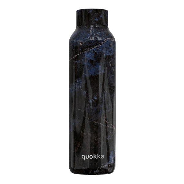 Hőtartó fémkulacs SOLID Black Marble fémkulacs 630ml - Quokka