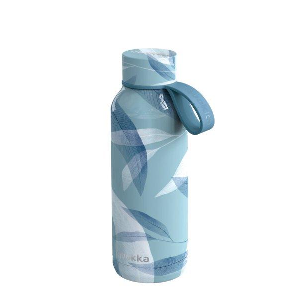 Hőtartó fémkulacs pánttal SOLID - BLUE WIND 510 ML - Quokka