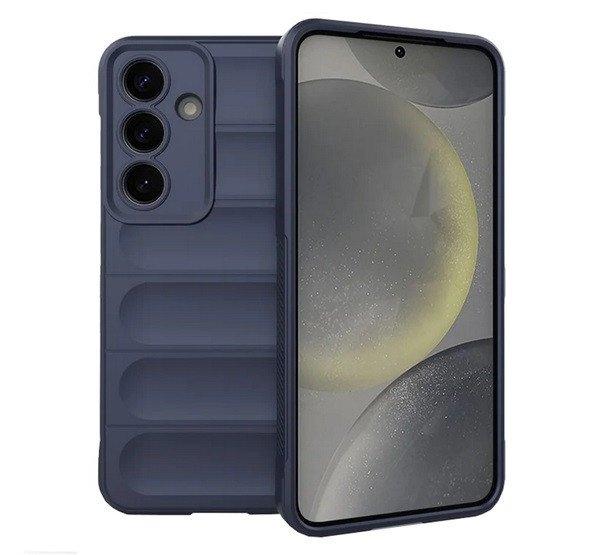 Szilikon telefonvédő (ütésállóság, kameravédő, 3D) SÖTÉTKÉK Samsung
Galaxy S25 (SM-S931)