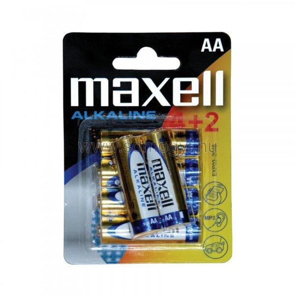 Maxell Alkáli ceruza elem AA - 6db