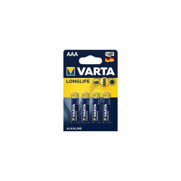 Varta "Longlife" AAA mikro elem (4db)