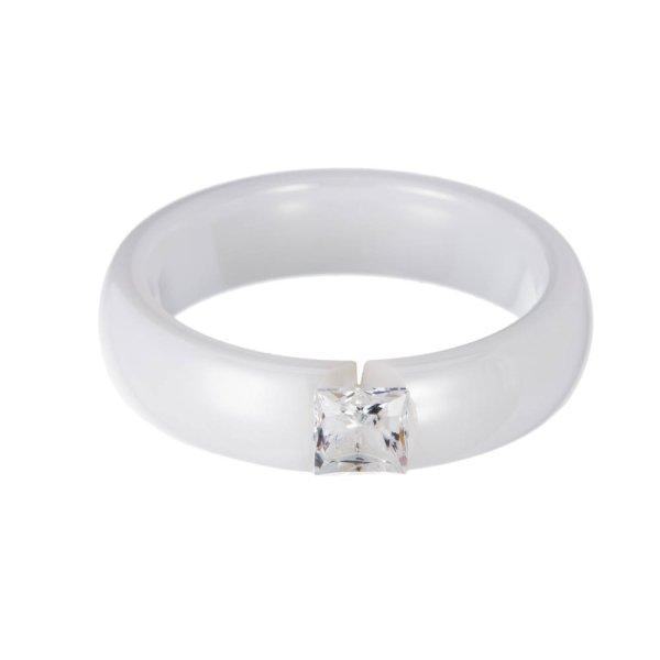 Ceramic Ring - Kerámia gyűrű - PRECIOSA kristály gyűrű SC39 00