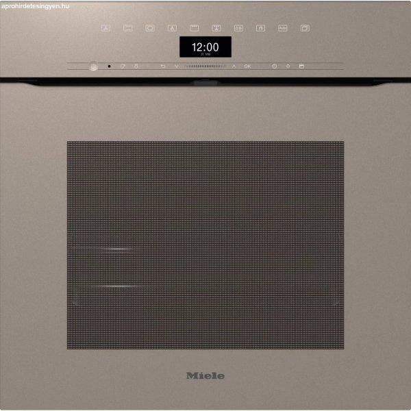 Miele H 7464 BPX  Pearlbeige beépíthető fogantyú nélküli kompakt sütő