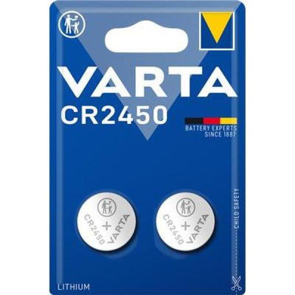 Gombelem, CR2450, 2 db, VARTA "Professional"