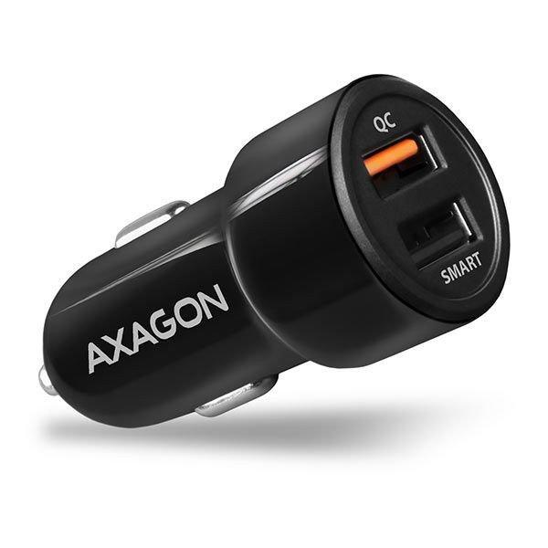 AXAGON PWC-QC5 QC3.0 + 2.4A Car Charger Black