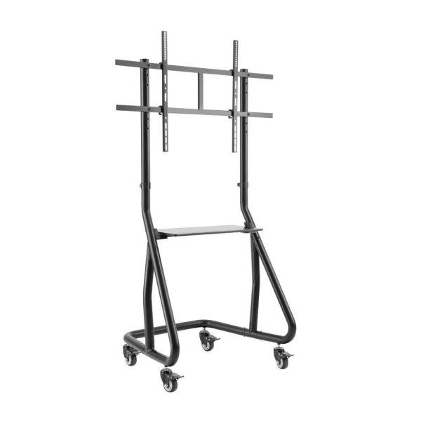 TECHLY Trolley Floor Support for TV from 60" to 105" Black