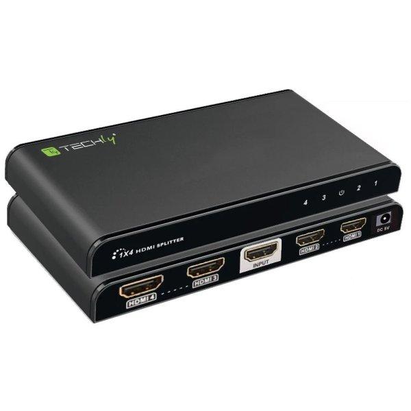 TECHLY Splitter HDMI 4 way 4K*2K