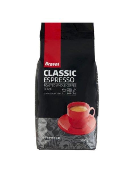 Bravos Espresso őrölt vak. kávé 1kg /10/