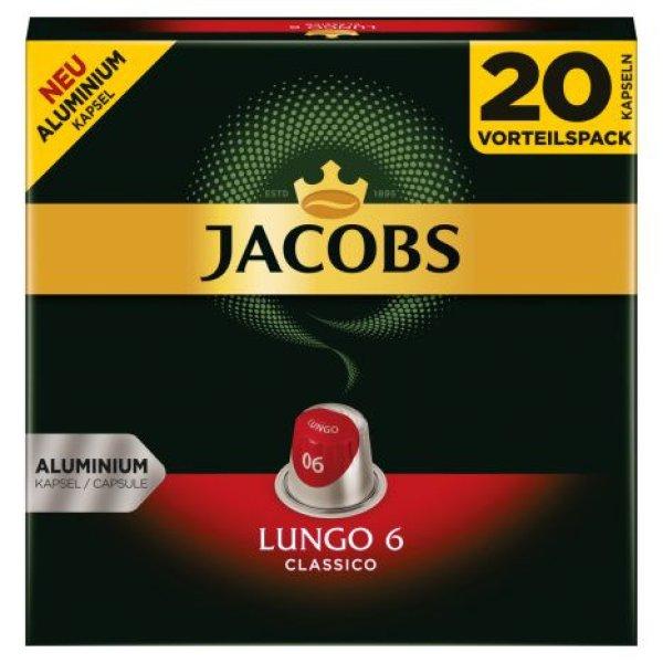 Jacobs NCC Lungo 6 classico kapszula 20db 104g