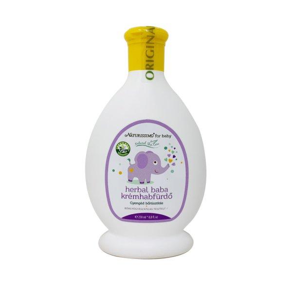 Naturissimo herbal baba krémhabfürdő 250 ml