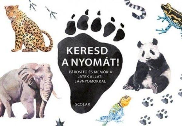 Keresd a nyomát! - Párosító és memóriajáték állati lábnyomokkal