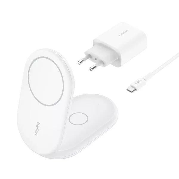 Belkin Boost Charge 2in1 15W Charging Stand White