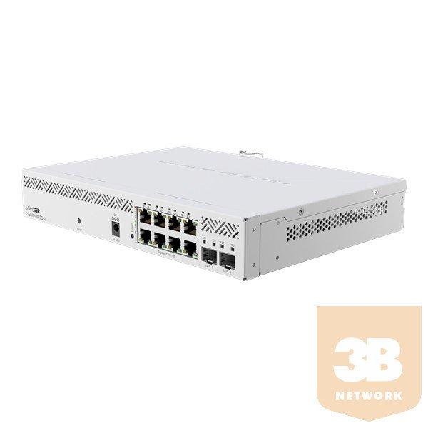 MIKROTIK Cloud Smart Switch 8x1000Mbps + 2x10000Mbps SFP+, Menedzselhető,
Rackes - CSS610-8P-2S+IN