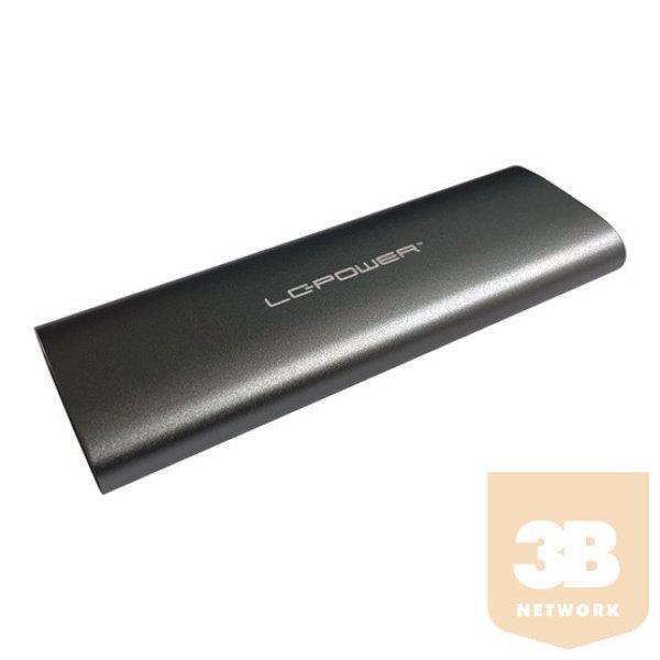 MBR LC Power Külső ház - USB 3.2 Type-C - NVMe vagy SATA M.2 -
LC-M2-C-MULTI-2