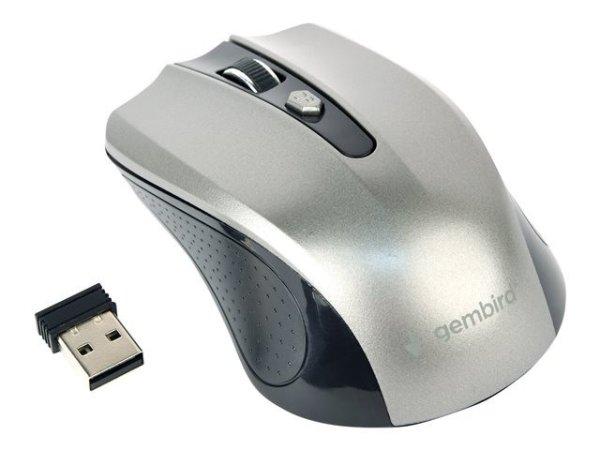 GEMBIRD MUSW-4B-04-BG Wireless optical mouse 1600DPI nano USBblack/spacegrey