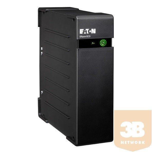 EATON UPS Ellipse ECO (3+1 Schuko) 650VA (400 W) OFFLINE szünetmentes
tápegység, rack(2U)/torony - USB interfész felügye