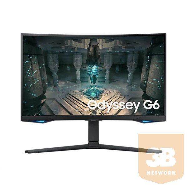 SAMSUNG Ívelt Gaming&Smart 240Hz VA monitor 32" G65B, 2560x1440, 16:9,
350cd/m2, 1ms, DP/2xHDMI/2xUSB/LAN/WiFi/BT, Pivot