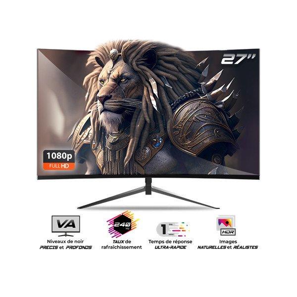 Spirit of Gamer Monitor 27" - EPIC 27" (VA, 16:9, 1920x1080, 1ms, 240
Hz, 300 cd/m2, 3000:1, HDMI/DP/3,5 mm Jack)