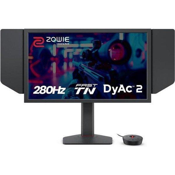 BenQ ZOWIE Monitor 24,1" - XL2546X+ (Fast TN, DyAc 2, 16:9, 1920x1080, 1ms,
320cd/m2, 3xHDMI, DP, mag.áll., 280Hz)