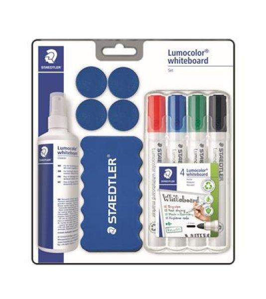 Táblamarker készlet, 2 mm, kúpos, STAEDTLER "Lumocolor® Set 613
S", 10 darabos