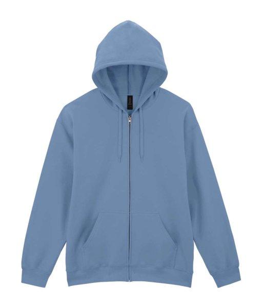 Gildan Softstlye Midweight cipzáros - kapucnis pulóver GISF600, Stone Blue-3XL